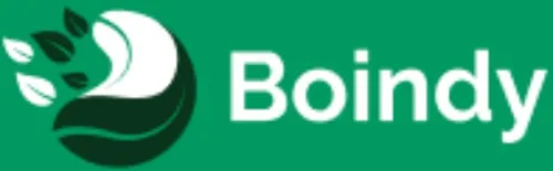 logo leaves swirling around the company name